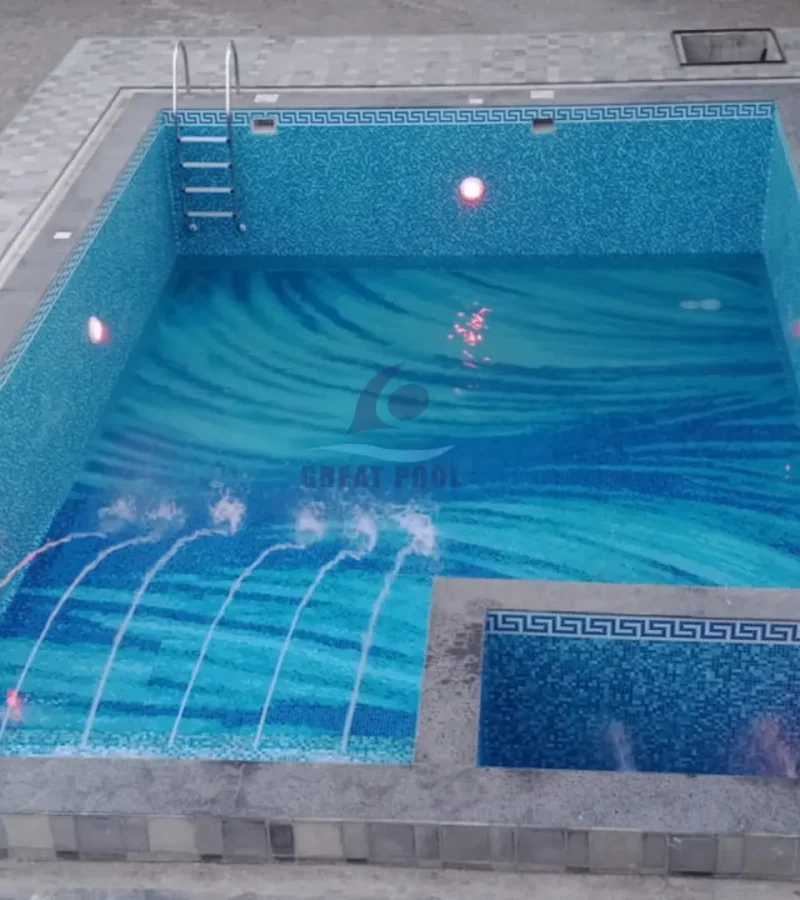 swimming pool builders - A new project completed at bedian lahore