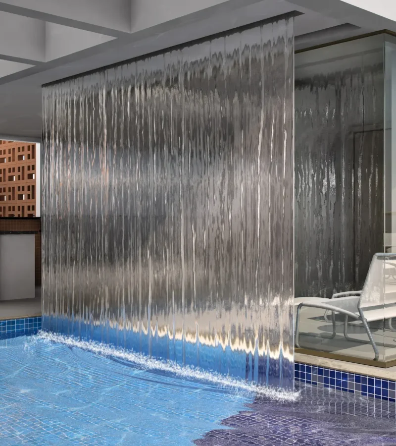 waterfall construction in Pakistan